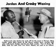 Bing Crosby and Louis Jordan Large